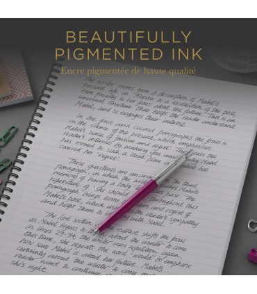 Parker Ballpoint Pen Refill | Fine Tip | Black QUINKflow Ink | 1 Count