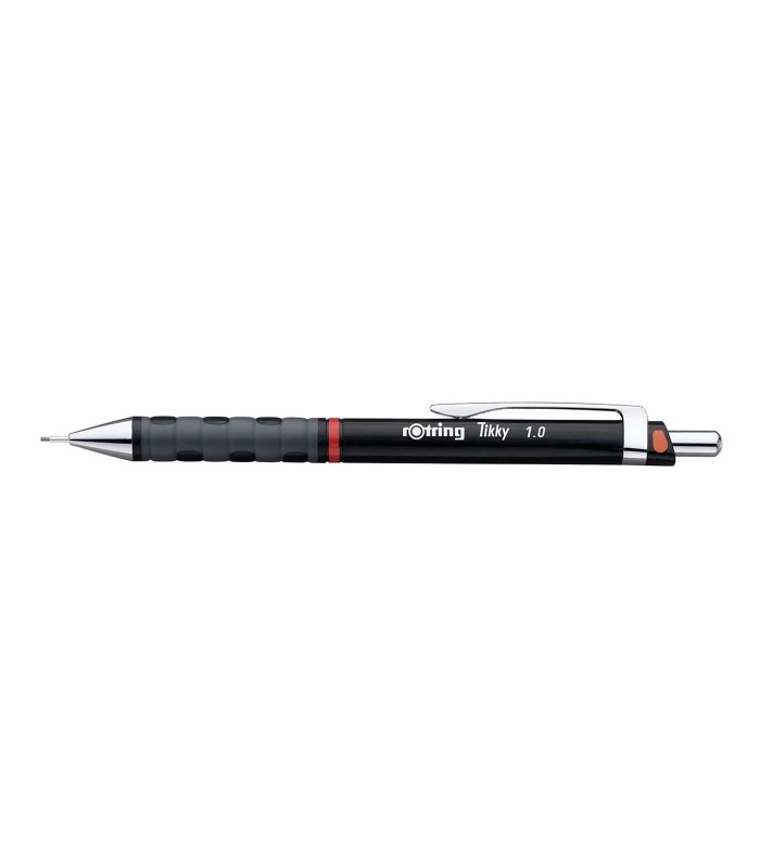 rOtring Tikky Colour-Coded Mechanical Pencil | 1.0 mm | Black Barrel | Box of 12