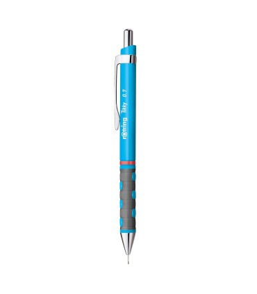 rOtring Tikky Mechanical Pencils | HB 0.7 mm Lead | Light Blue | Box of 12