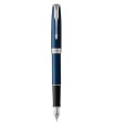 PARKER Sonnet stylo plume, Bleu Raffiné, attributs palladium, Plume moyenne, Coffret cadeau