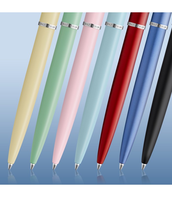 Waterman Allure Ballpoint Pen | Baby Blue Pastel Lacquer | Medium Point | Blue Ink | With Gift Box