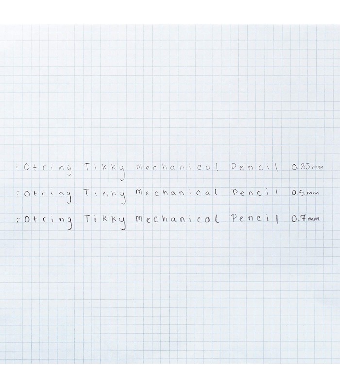 rOtring Tikky Colour-Coded Mechanical Pencils | 0.7 mm | Burgundy Barrel | Box of 12