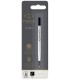 PARKER recharge Stylo Roller, pointe moyenne, noire, blister X 1